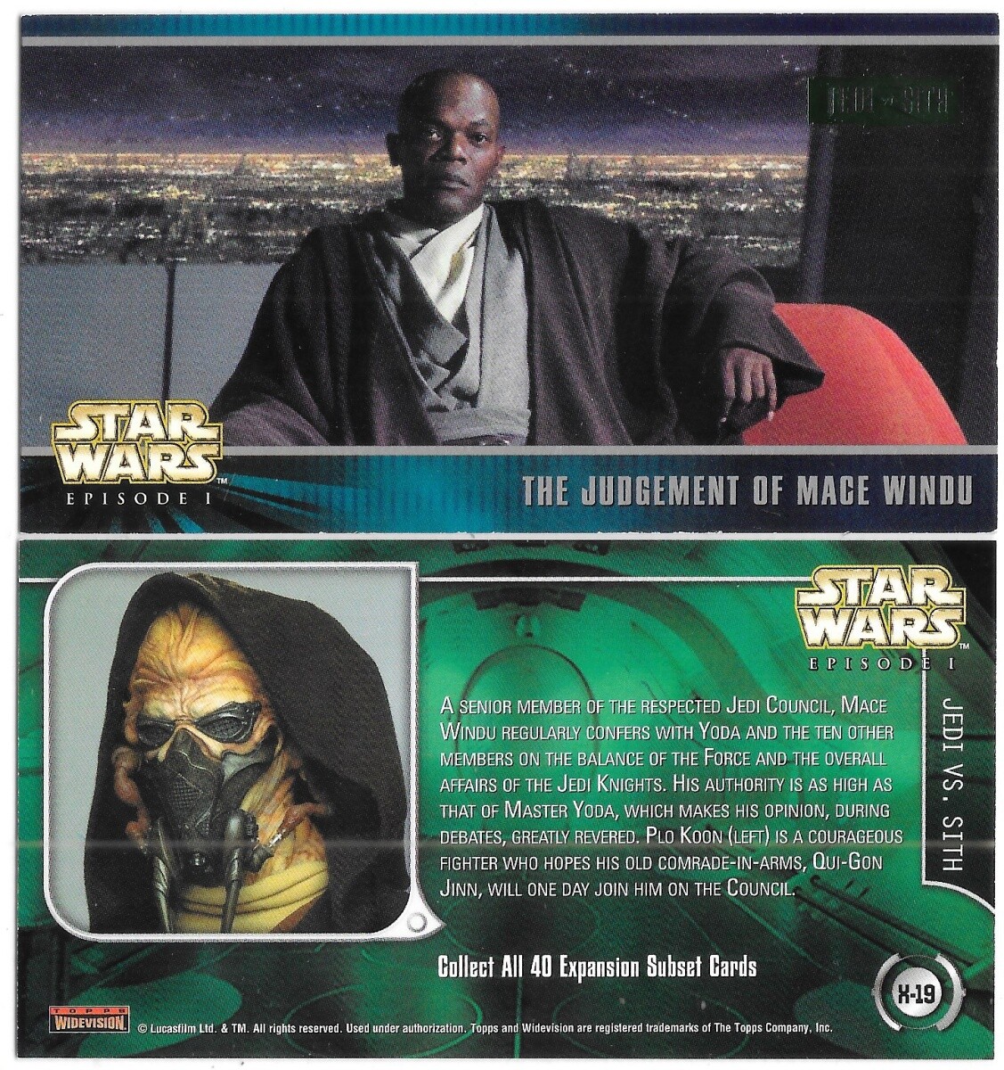 Star Wars Episode I Widevision Expansion Subset Cards Topps 1999 YOU CHOOSE CARD - Picture 18 of 38