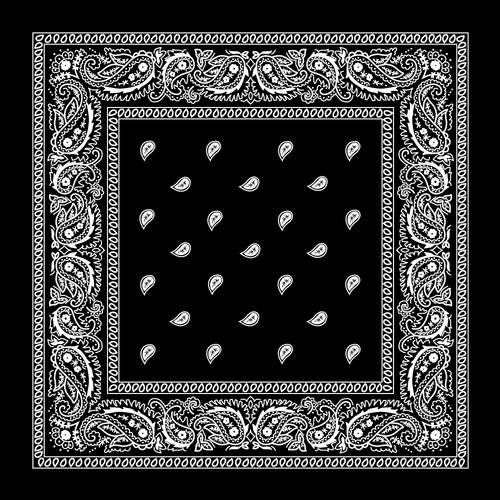 Bandana 100 Cotone Stampa Paisley Sciarpa Doppio Lato Testa Collo Maschera Viso 22"X22" - Foto 10 di 36