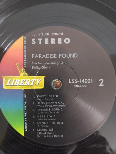 Paradise Found Felex Slatkin Liberty Records LSS14001 1960 - Bild 9 von 10