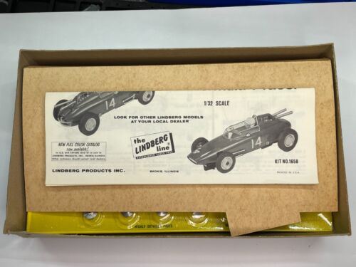 Vintage Lindberg Maßstab 1/32 Slot Racer Lola Formel 1 Auto Kit 1658-498 versiegelte Teile - Bild 6 von 12