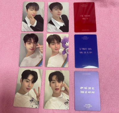 ASTRO Cha Eun-woo All Yours Official Trading Photocard Message