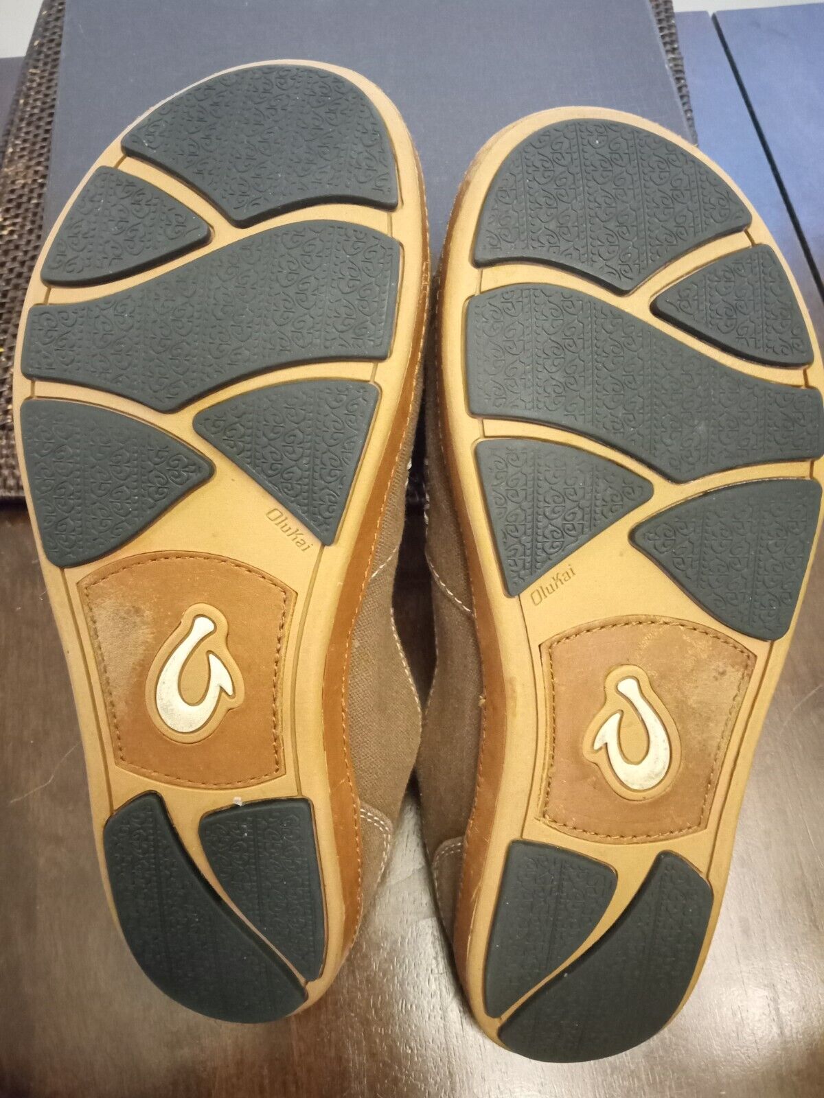 Olukai Moloa Mens 9 Brown Leather Slip On Loafers… - image 6
