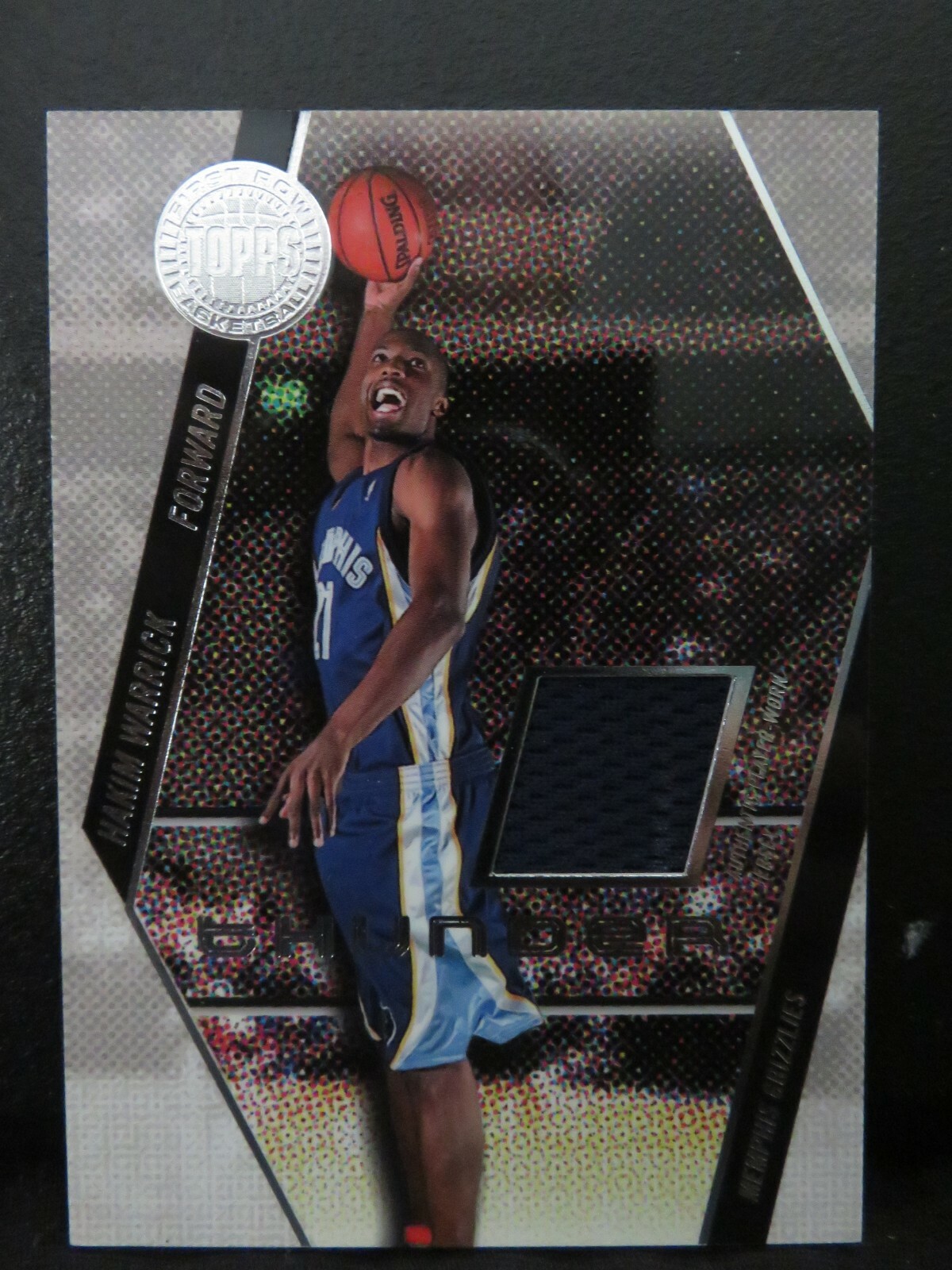 FILA 2006 Topps First Row Basketball Jersey Patch Card Hakim Warrick TR HW 22 200