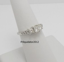 1CT Natural Diamond Anniversary Engagement Wedding Bridal Ring 14K White Gold