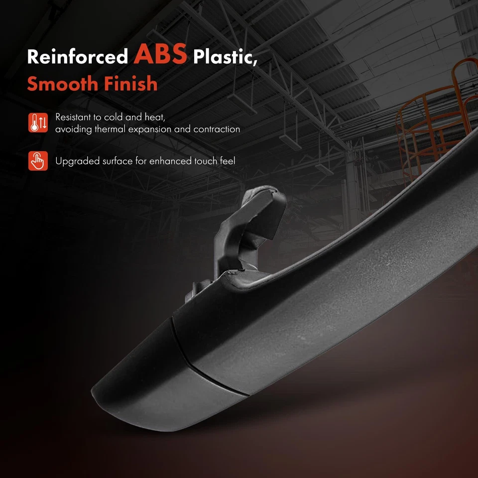 Front Right / Rear Right Black Exterior Door Handle for Cadillac STS 05-11 CTS - Image 3 of 4