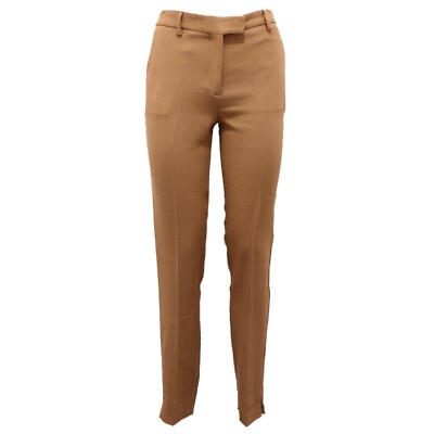 1531AI pantalone donna GRIFONI woman viscose/wool trouser brown