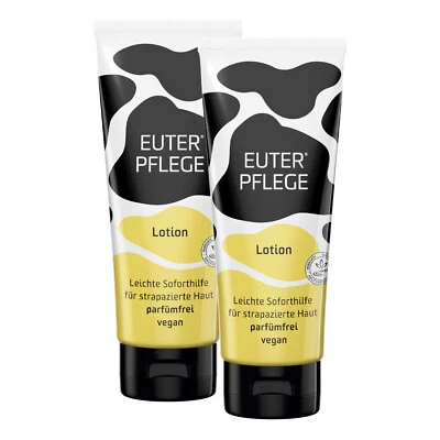 HAKA EUTERPFLEGE Bodylotion 2x200ml, Creme trockene Haut, Handcreme ohne Parfüm