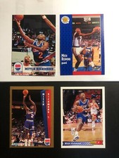 1990s MITCH RICHMOND SkyBox/Fleer/Upper Deck (4) a Basketball Card Made in USA