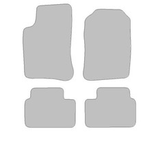 Fußmatten-Set für Opel Vectra B (1995-2002) Deluxe grau