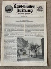 Karlsbader Zeitung: grudzień 1999 Gazeta Krajowa dla Sudetów 