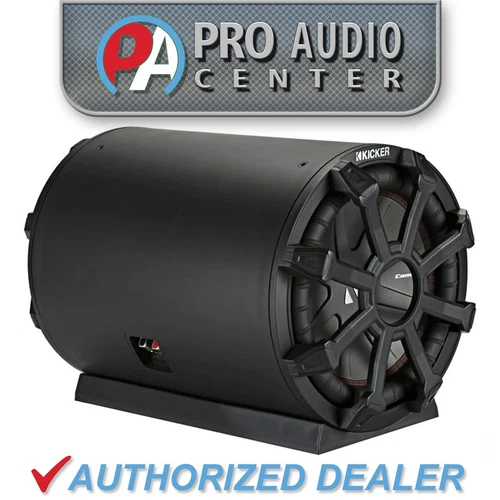 46CWTB82 KICKER 8" CompR Marine Subwoofer Enclosure w/ Passive Radiator 2 Ohm