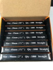 7000 Mixed 18g brads 15/20/25/32/38/45/50mm (7 x 1000 pks) pro series