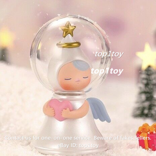 POP MART x PUCKY Xmas Babies Snowglobe Angel Hidden Mini