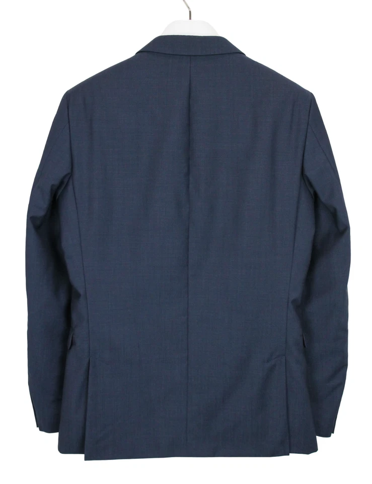 Blazer STRELLSON L-Rick Finest Super 100 Para Hombre GRANDE Lana Formal Sencillo Pecho Foto 2 de 4