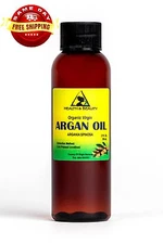 ARGAN OIL UNREFINED ORGANIC EXTRA VIRGIN MOROCCAN COLD PRESSED RAW PURE 2 OZ