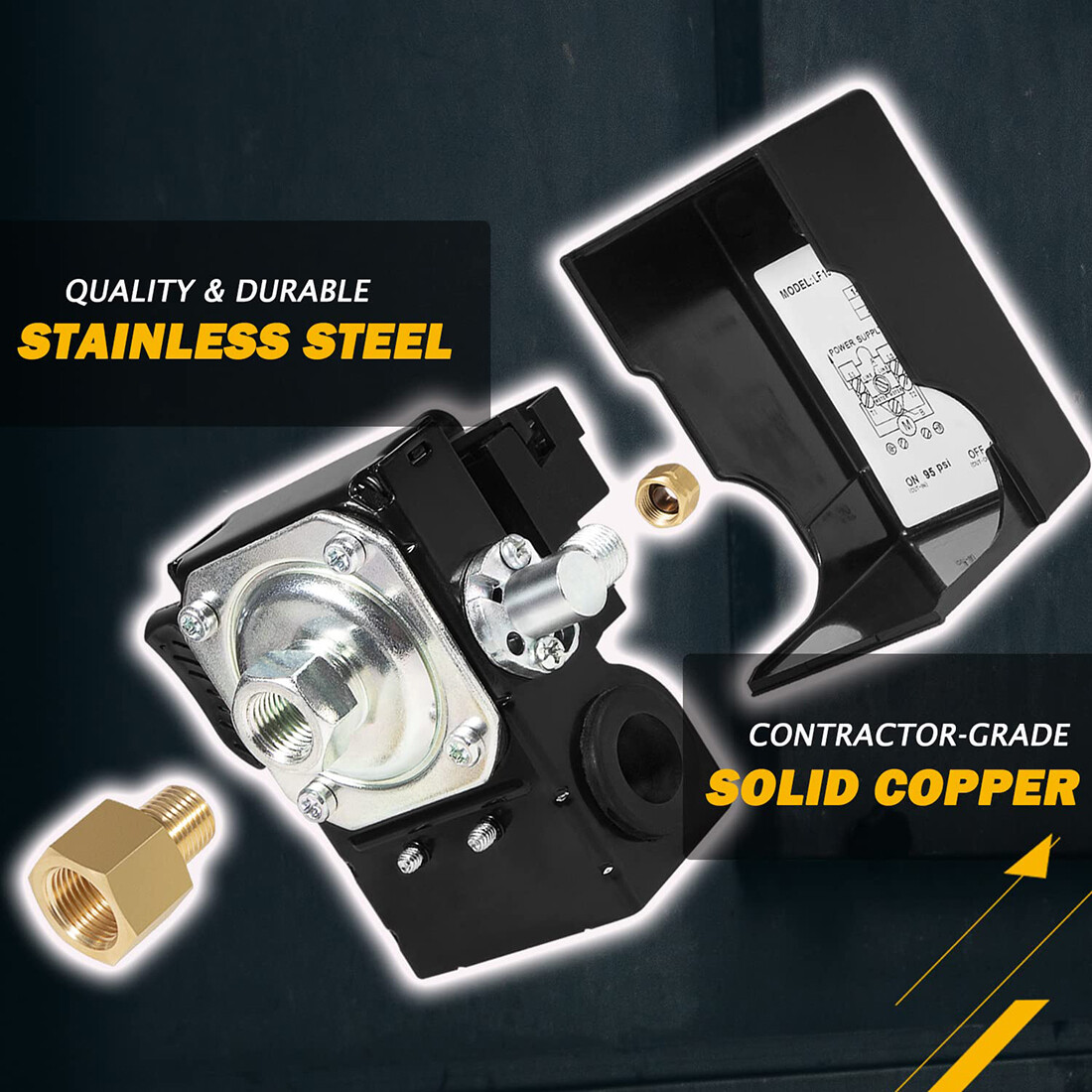 23474661 -C Controllo Pressostato Compressore D'aria Per - Foto 10