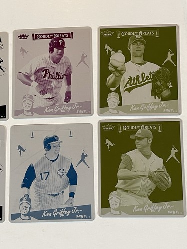 Griffey Jr 2006 Fleer Tradition 1/1 “Griffey Says”10-Printing Plates ONE OF ONE - Picture 4 of 10