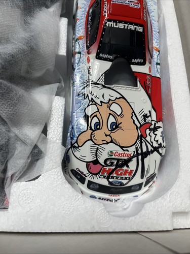 2008 Mustang John Force Christmas Car SIGNED 1/24 Summit Motorsport Park - Picture 8 of 17