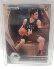 2021 Prizm Draft Picks Basketball Corey Kispert Rookie # 8 variation wizards