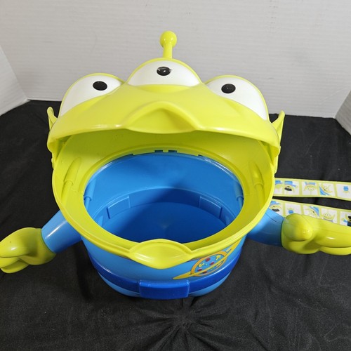 Disney Parks Pixar Toy Story Green Alien Popcorn Bucket Not Feet w/ Strap 11.5" - Picture 13 of 17