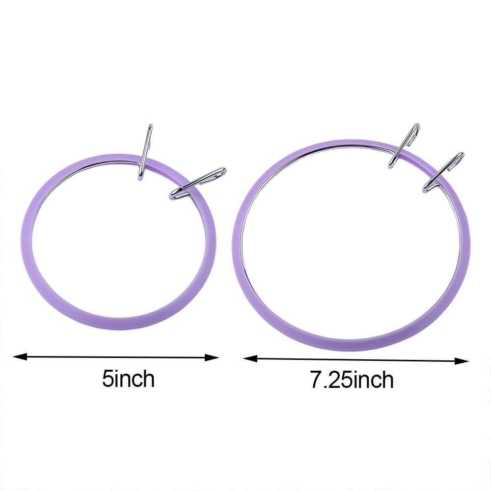 Stickrahmen Set - 2 Stück Metall Stickrahmen Für Embroidery & Handarbeit