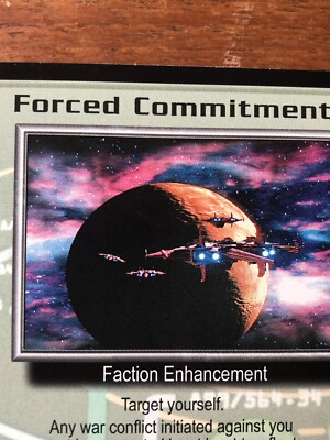 FORCED ENGAGEMENT DELUXE EDITION BABYLON 5 CCG RARE KARTE NEAR MINT UNBESPIELT