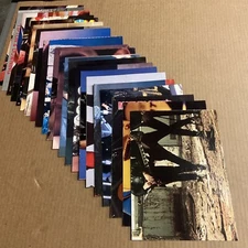 Lot Of 22 Various Size Awesome Double Sided Vintage Rock Posters Hard To Find !