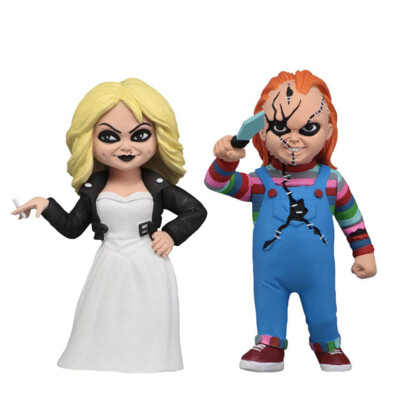 NECA Toony Terrors 15 cm Figuren Doppelpack: Chucky und seine Braut Tiffany
