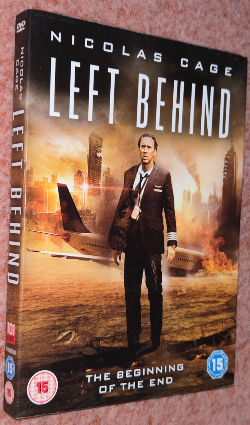 Left Behind *NEW & SEALED* DVD *FREE POSTAGE* Nicolas Cage, 15 With Slipcase