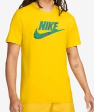 Nike NSW Brandriffs Futura Yellow T-shirt with Nike logo M, L