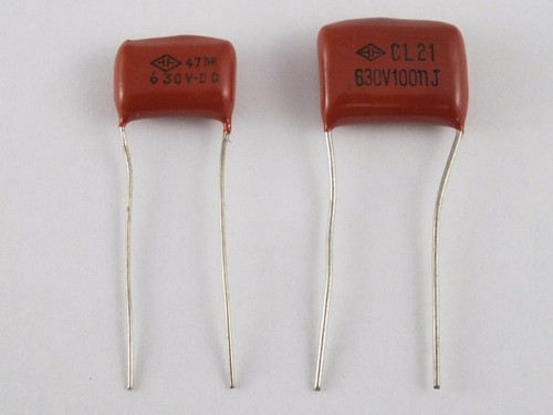 Condensateurs En Film Polyester 10x0.047uf, Vert, Pour