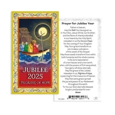 2025 Jubilee  - Gold Trim - Paperstock Holy Card