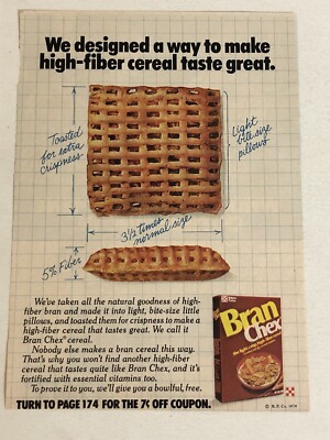 1978 Bran Chex Cereal Vintage Print Ad pa31