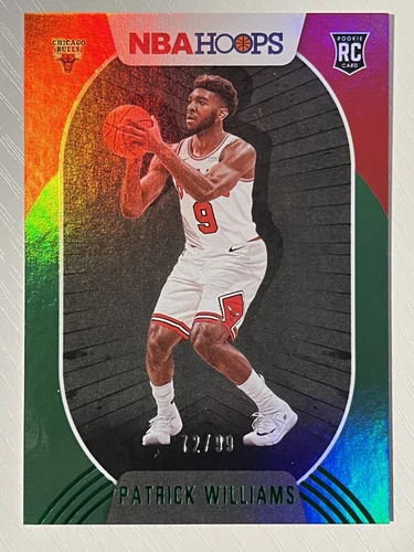 Patrick Williams 2020-21 Hoops Green RC 72/99 Chicago Bulls