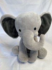 Bedtime Originals Lambs  Ivy Plush Gray Elephant Humphrey Stuffed Animal Toy 9"