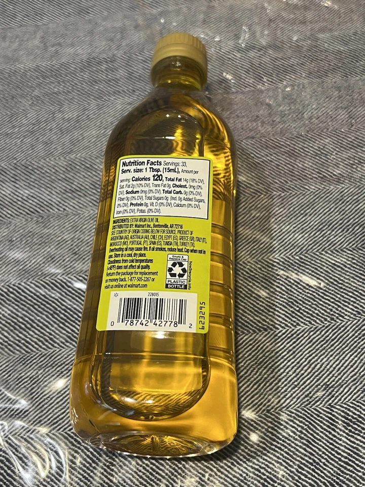 Great Value Extra Virgin Olive 🫒 Oil - Image 2 of 2