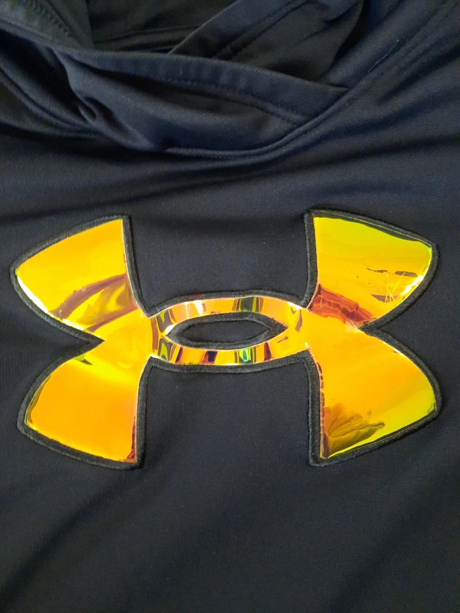 Under Armour Armour Big Logo Hoodie Youth medium Reflective Logo