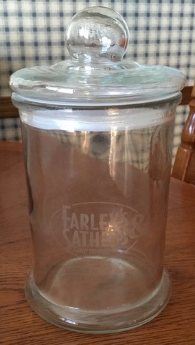 VINTAGE FARLEY’S & SATHERS GLAS APOTHEKERGLAS SÜSSIGKEITEN DROGERIE DISPLAY