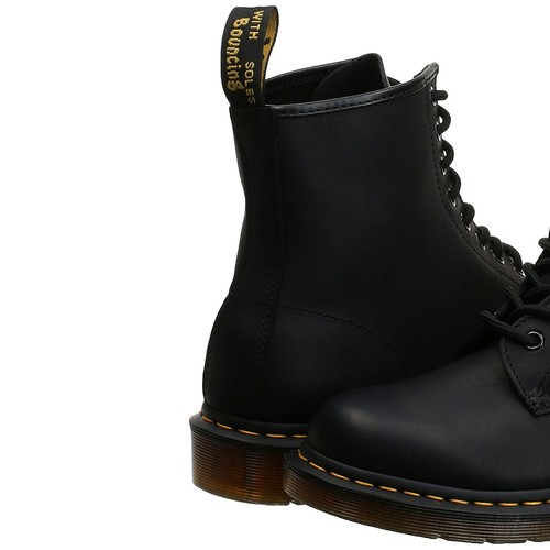 Dr. Martens, 1460 Greasy Leather 8-Eye Boot for Men and Women - Picture 3 of 13