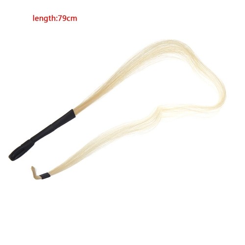 1pc 79cm Natural White Horse Hair Erhu Bow Hairs Musical Instrument Parts - Picture 3 of 8