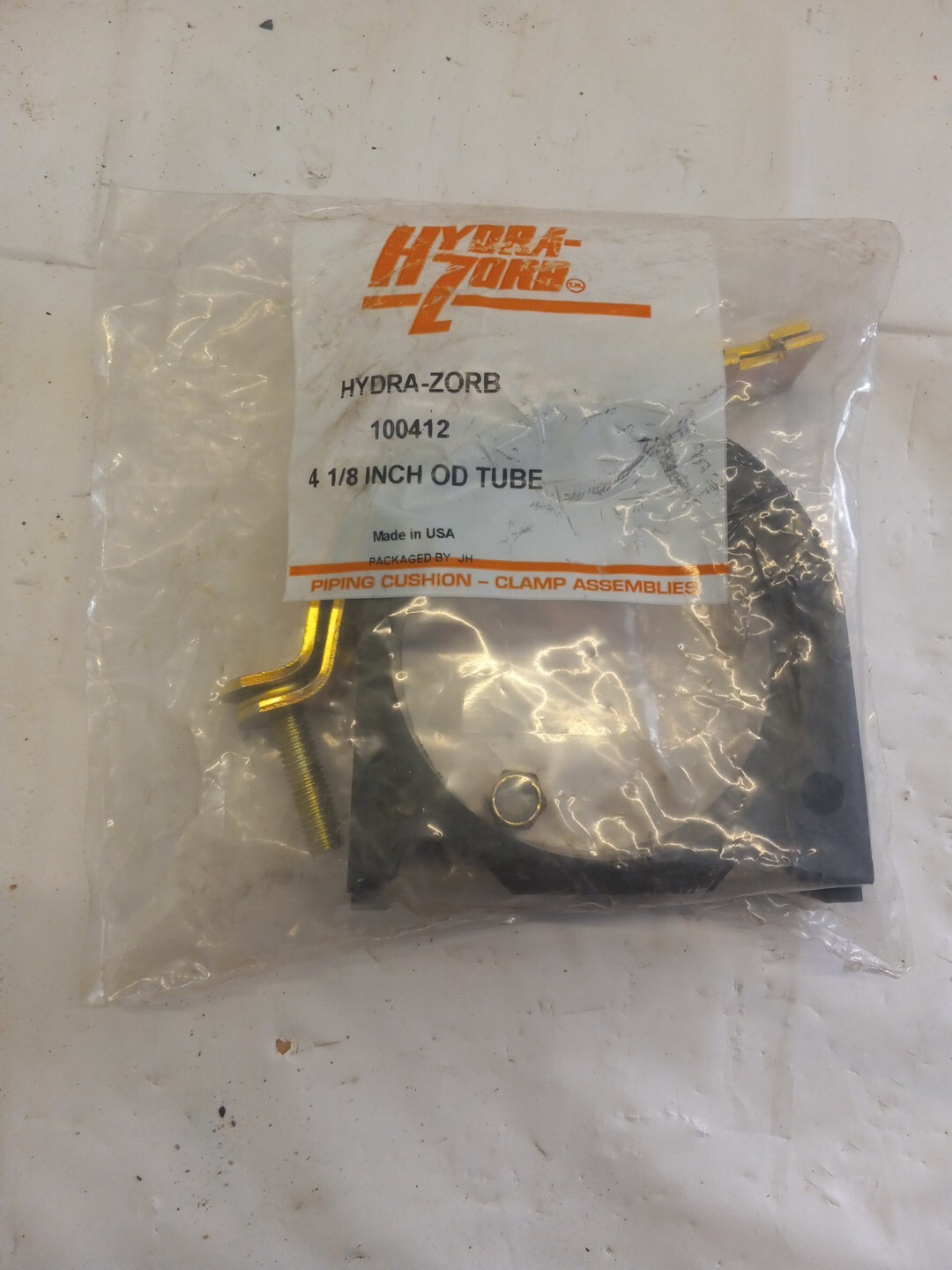 HYDRA-ZORB 100412 Strut Channel Cushioned Pipe Clamp 4-1/8