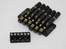 Headless guitar bridge 6 strings with thrust bearings by Nova Guitar Parts