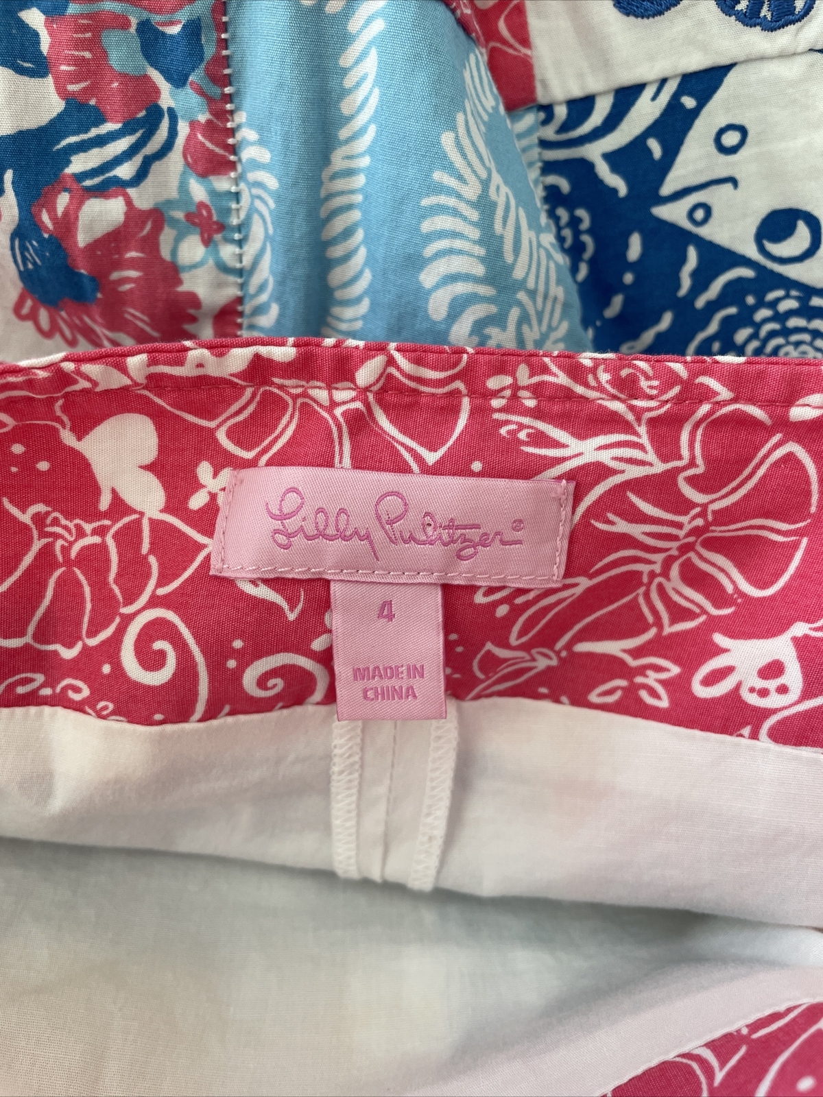 Lilly Pulitzer Patchwork Skort, Size 4. Nautical,… - image 3
