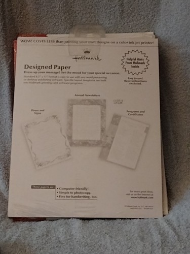 Premium Snowman Print Copy Paper 30 Count Invitation Memos, Quantity Of Seven. - Picture 7 of 7