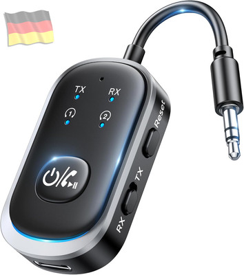 2 in 1 Bluetooth Transmitter & Empfänger AUX Bluetooth Adapter Klinke 3.5Mm Für 