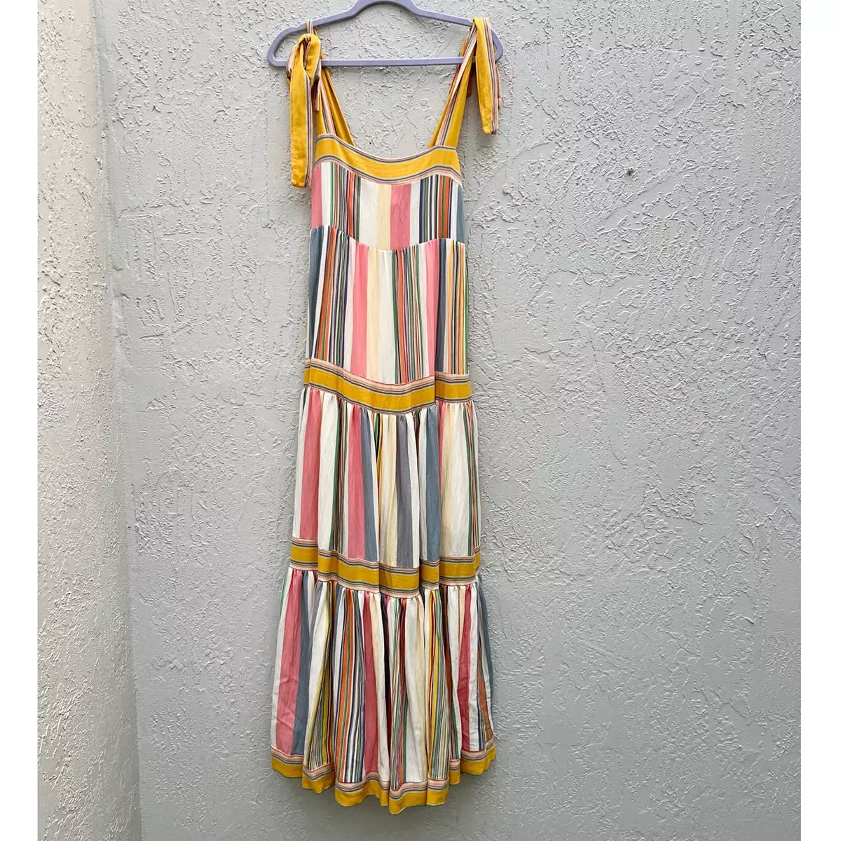 Self tie shoulder dress top