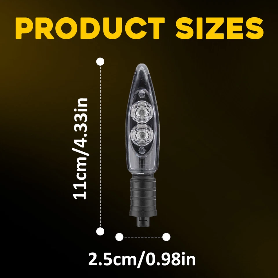 Luz indicadora intermitente de señal de giro para BMW R1200GS Adventure R1200GS 2013-18 EH Foto 3 de 4