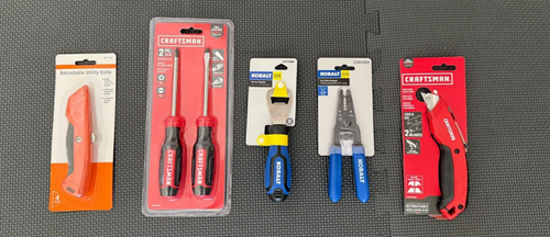 Tools - New Unopened, Craftsman Screwdrivers, Kobalt Wirestripper & more