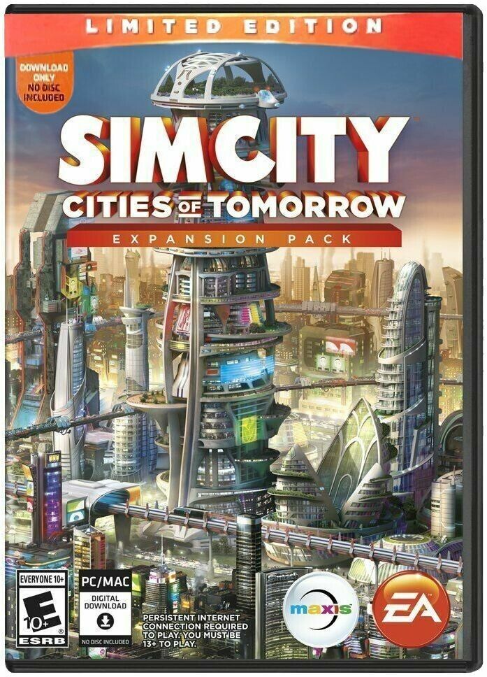 SimCity: Cities of Tomorrow - NEW Origin Digital Download (PC/MAC ... - SimCity: Cities of Tomorrow tải về Origin PC/MAC Bạn muốn trở thành một nhà quản lý thành phố tài ba? Hãy tải về SimCity: Cities of Tomorrow trên Origin cho PC hoặc MAC của bạn! Với nhiều tính năng mới lạ và đầy thử thách, trò chơi này sẽ khiến bạn không thể rời mắt. Tải ngay và bắt đầu xây dựng thành phố của riêng bạn từ đầu đến cuối.