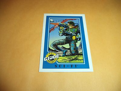 SCI-FI # 124 - GI Joe Series 1 Impel Hasbro 1991 Base Trading Card